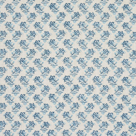 Schumacher Oleander Indoor/Outdoor Indigo Fabric