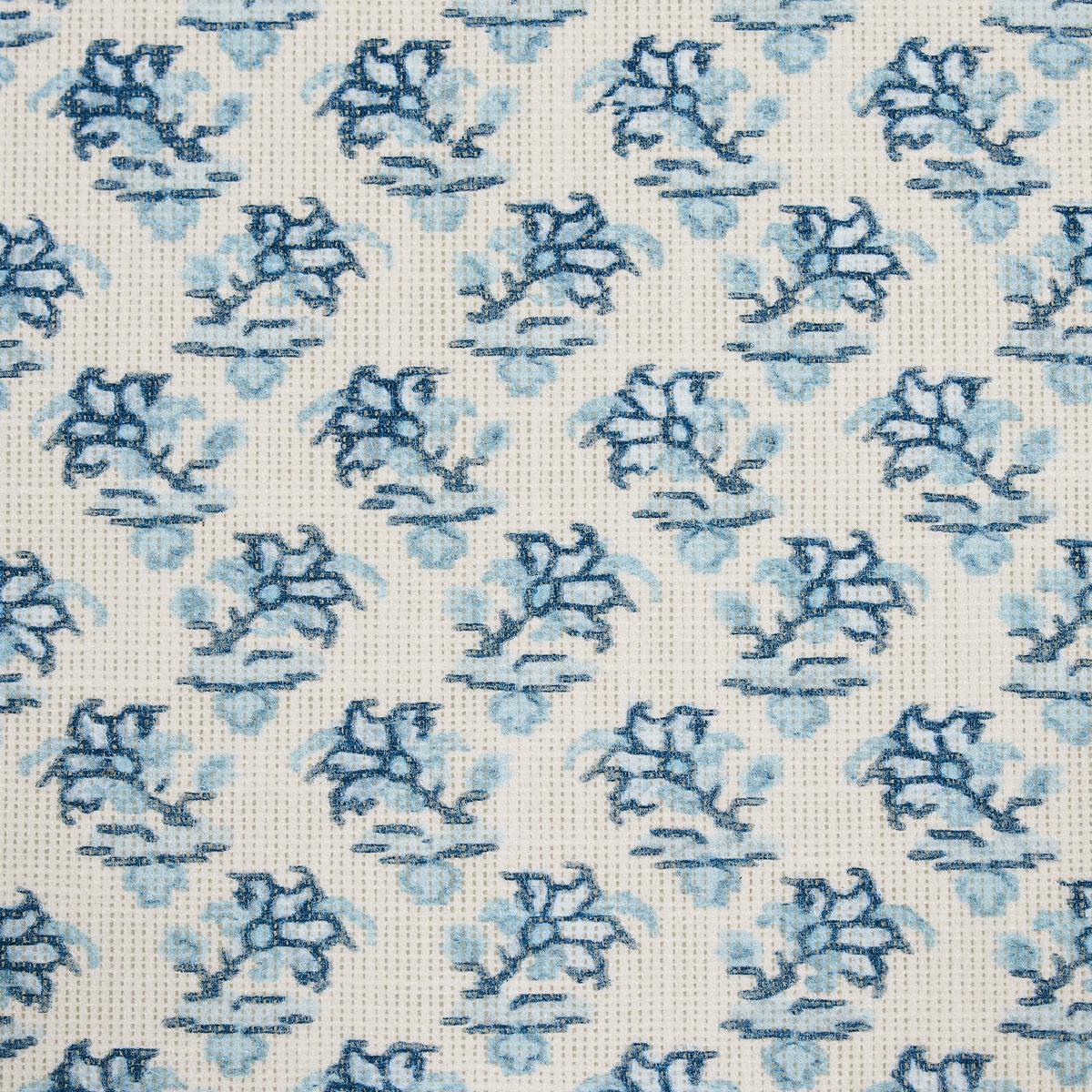 Schumacher Oleander Indoor/Outdoor Indigo Fabric