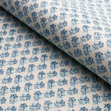 Schumacher Oleander Indoor/Outdoor Indigo Fabric