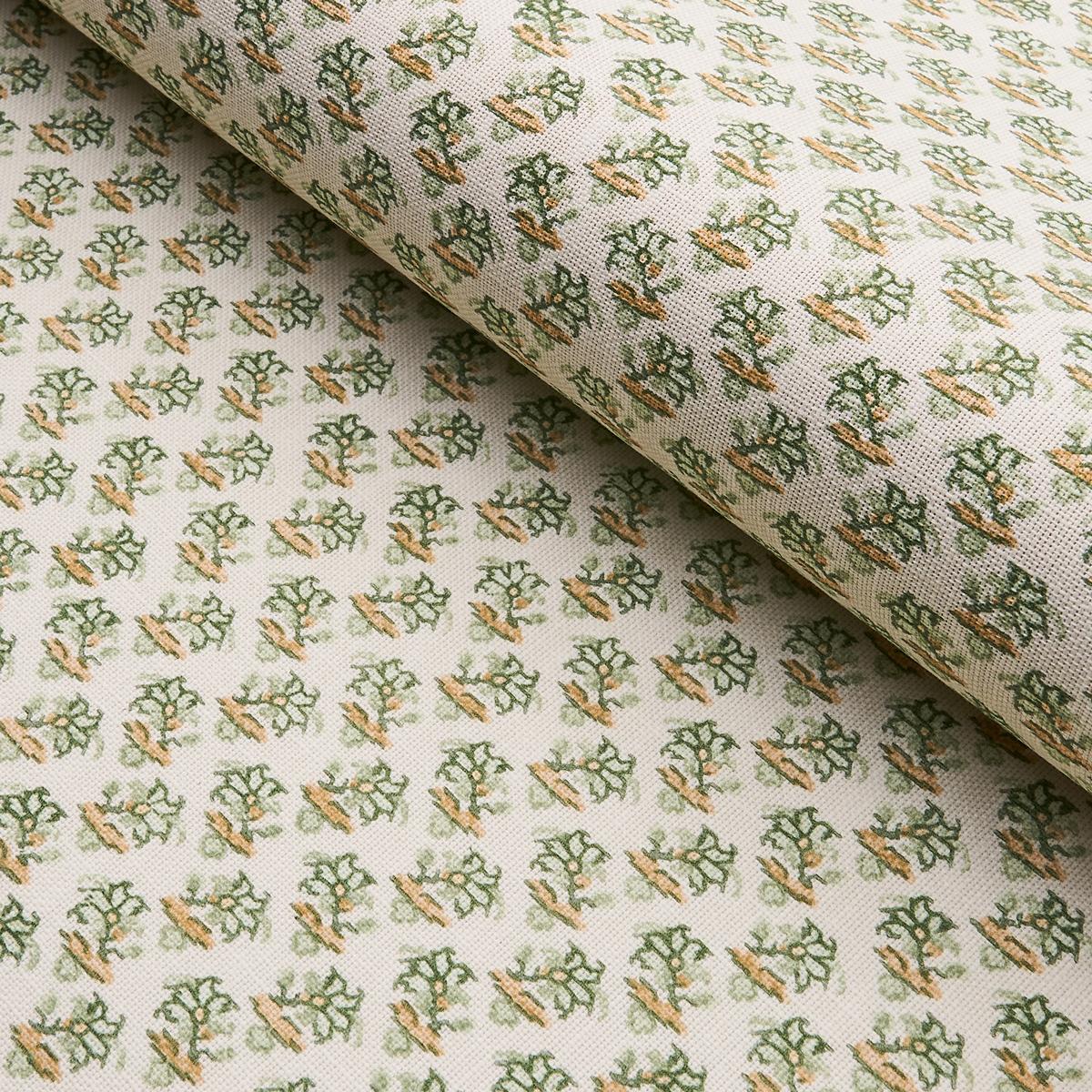 Schumacher Oleander Indoor/Outdoor Leaf Green Fabric