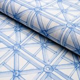 Schumacher Portail Francais Indoor/Outdoor Sky Fabric