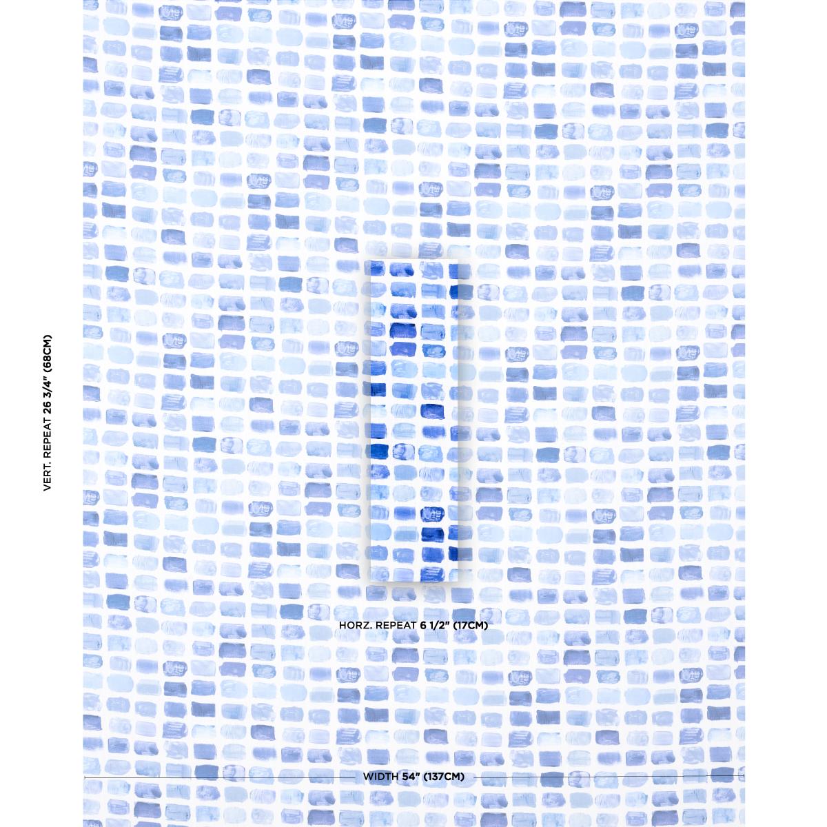 Schumacher Palette Indoor/Outdoor Lapis Fabric