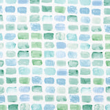 Schumacher Palette Indoor/Outdoor Seaglass Fabric