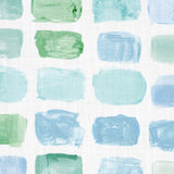 Schumacher Palette Indoor/Outdoor Seaglass Fabric