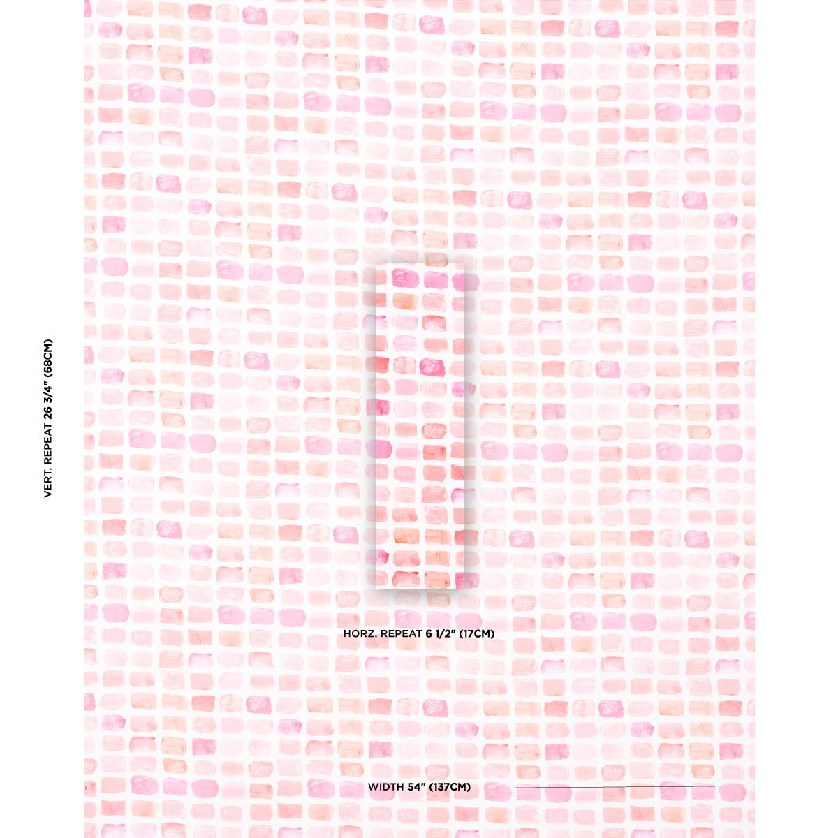 Schumacher Palette Indoor/Outdoor Blush Fabric