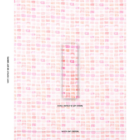 Schumacher Palette Indoor/Outdoor Blush Fabric