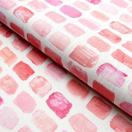 Schumacher Palette Indoor/Outdoor Blush Fabric