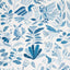Schumacher Canopy Blue Birds Fabric