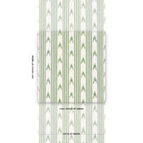 Schumacher Santa Barbara Ikat Leaf Green Wallpaper