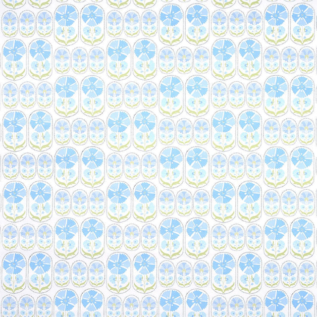 Schumacher Anjuna Floral Sky Wallpaper
