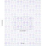 Schumacher Anjuna Floral Lilac Wallpaper