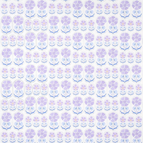 Schumacher Anjuna Floral Lilac Wallpaper