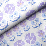 Schumacher Anjuna Floral Lilac Wallpaper