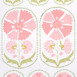 Schumacher Anjuna Floral Blush Wallpaper