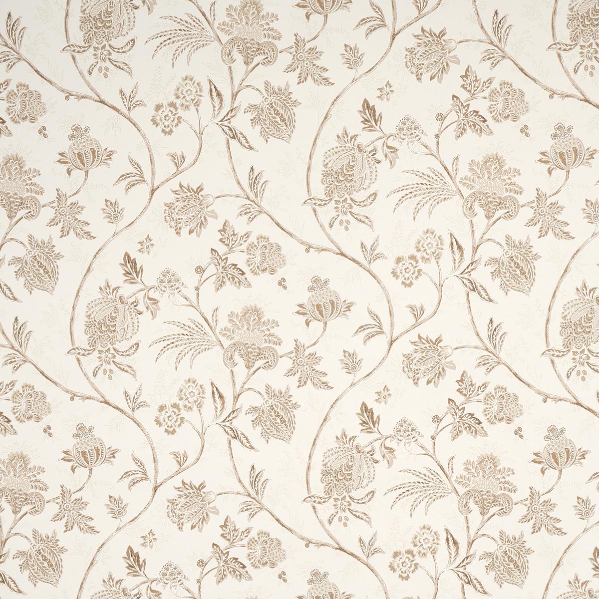 Schumacher Chinoiserie Vine Neutral Wallpaper