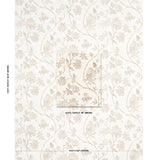 Schumacher Chinoiserie Vine Neutral Wallpaper