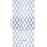 Schumacher Santa Monica Indigo Wallpaper