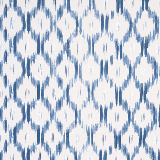 Schumacher Santa Monica Indigo Wallpaper