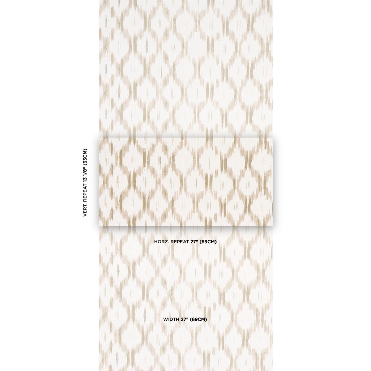 Schumacher Santa Monica Neutral Wallpaper