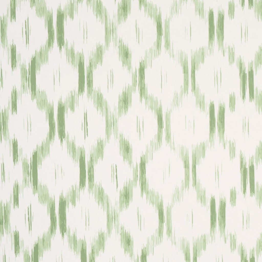 Schumacher Santa Monica Leaf Green Wallpaper