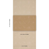 Schumacher Butcher String Red And White On Brown Wallpaper