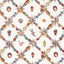 Schumacher Grotto Treillage Multi On Ivory Wallpaper