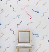 Schumacher Beth Multi On Ivory Wallpaper