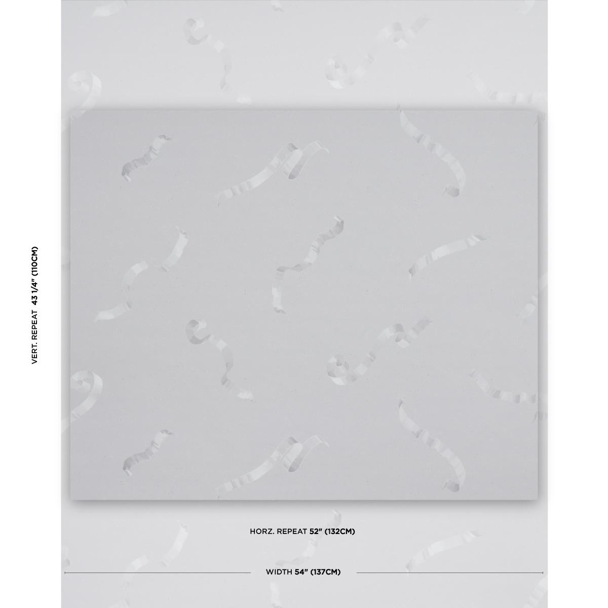 Schumacher Beth Grey Wallpaper