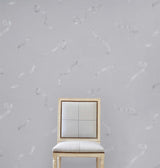 Schumacher Beth Grey Wallpaper