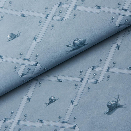 Schumacher Ouvrez Moi Blue Wallpaper