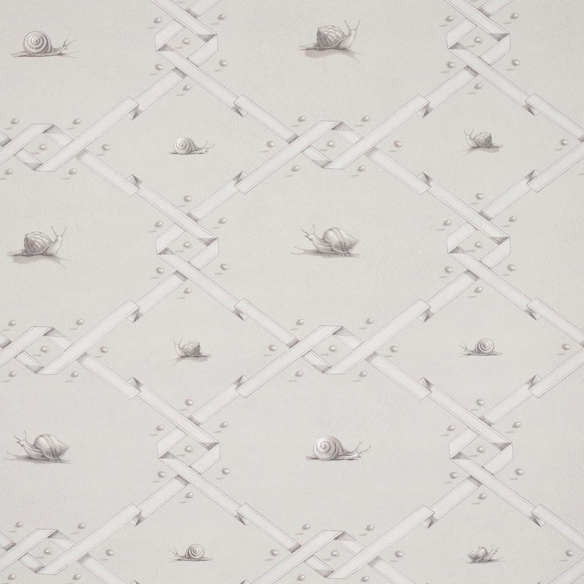 Schumacher Ouvrez Moi Grey Wallpaper
