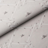 Schumacher Ouvrez Moi Grey Wallpaper