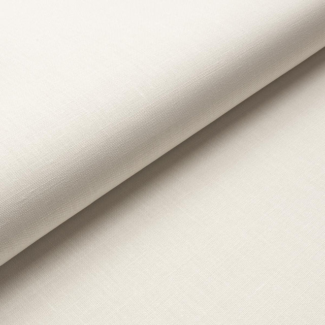 Schumacher Performance Linen Wallcovering Ivory Wallpaper