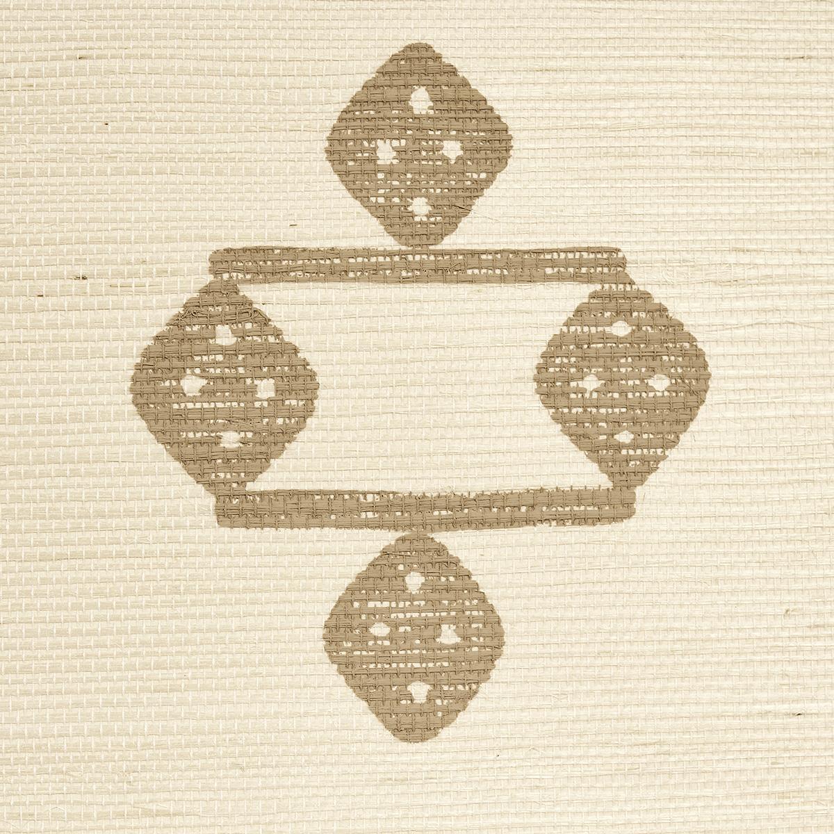 Schumacher Samsun Sisal Natural Wallpaper