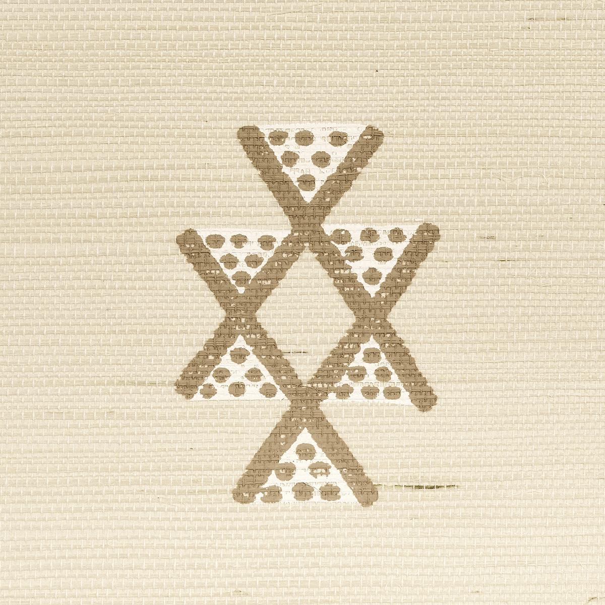 Schumacher Samsun Sisal Natural Wallpaper