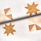 Schumacher Backdrop X Schumacher Alexander Terracotta & Warm Peach Wallpaper