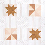 Schumacher Backdrop X Schumacher Alexander Terracotta & Warm Peach Wallpaper