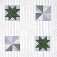 Schumacher Backdrop X Schumacher Alexander Dutch Green & Slate Wallpaper