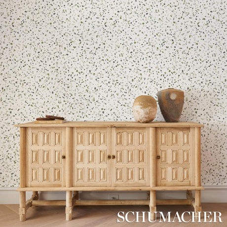 Schumacher Los Cosmos Moss Wallpaper