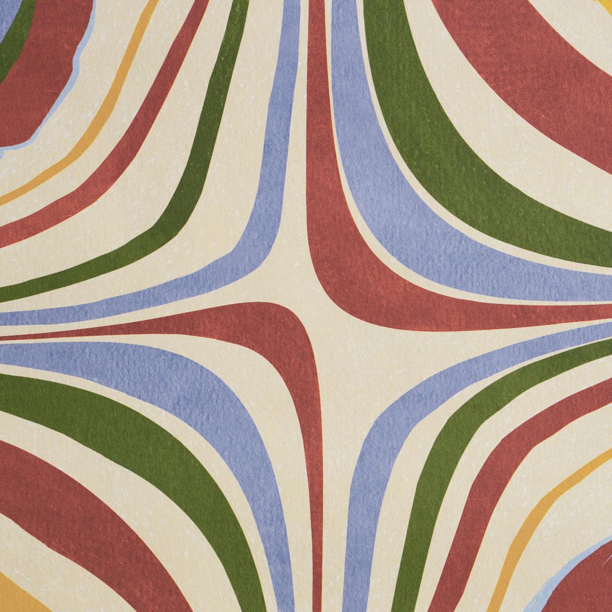Schumacher Backdrop X Schumacher Mood Ring Fontana Wallpaper
