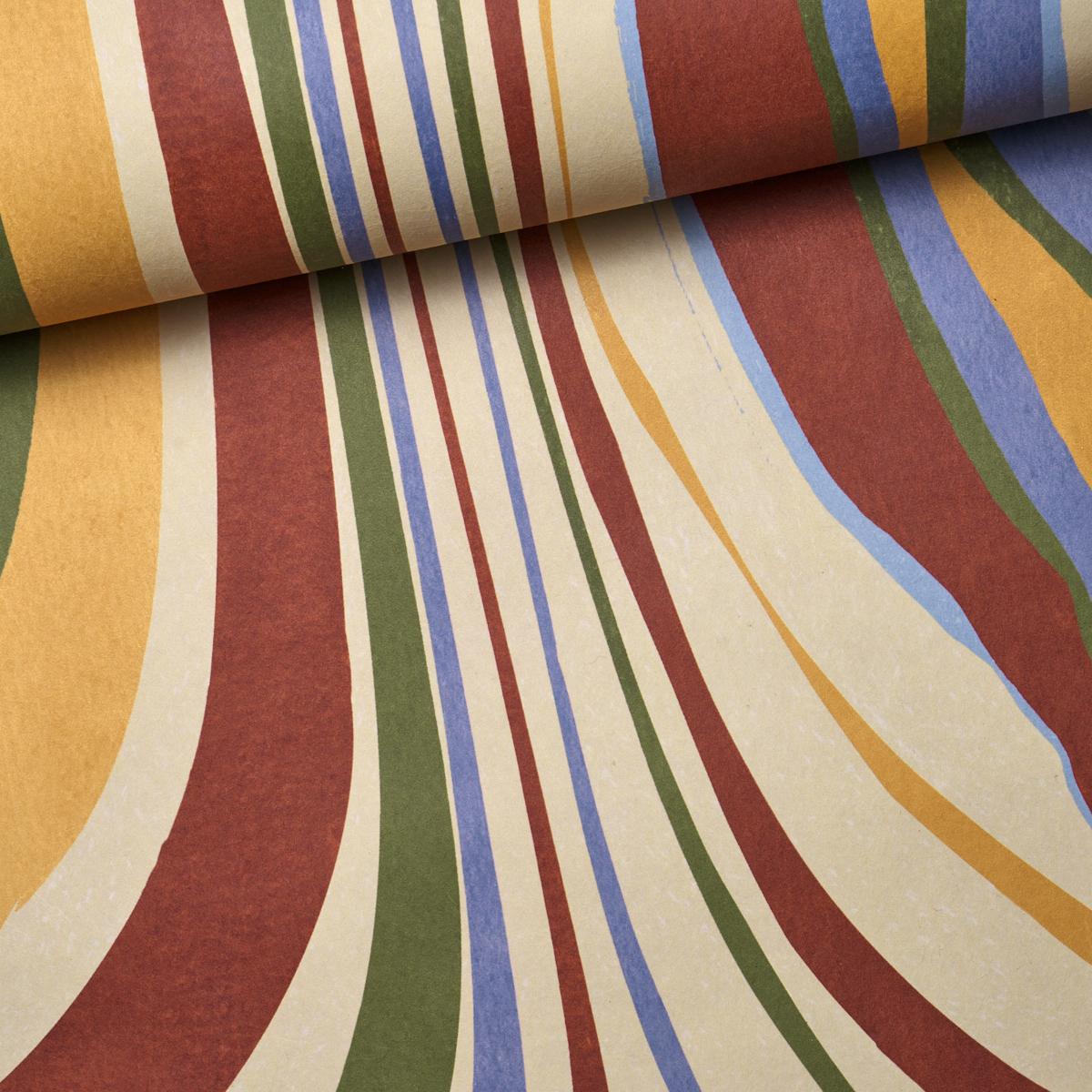 Schumacher Backdrop X Schumacher Mood Ring Fontana Wallpaper