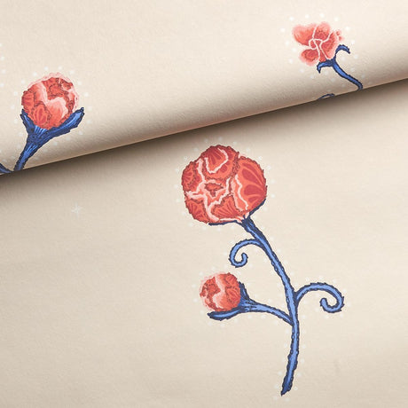 Schumacher Backdrop X Schumacher Rhinestone Cowboy Poppy Wallpaper