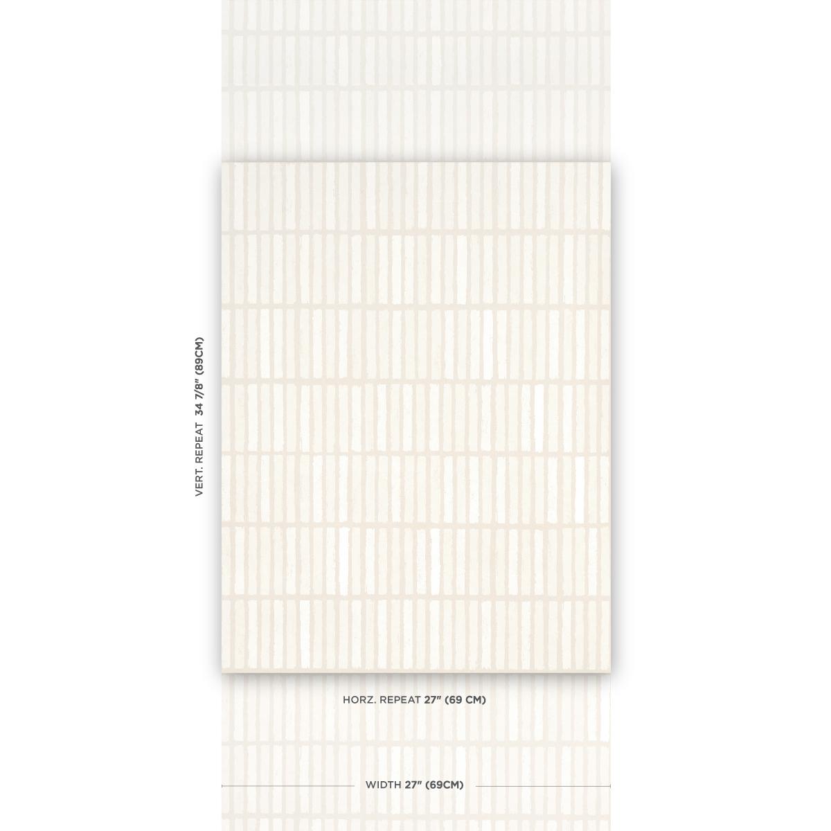 Schumacher Backdrop X Schumacher Wabi-Sabi Light Beige Wallpaper