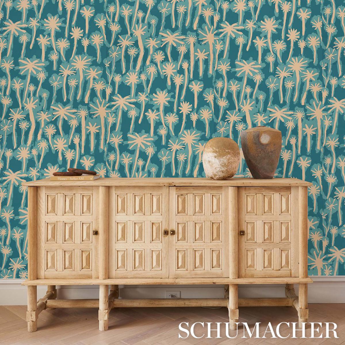 Schumacher Palmitas Bahama Wallpaper