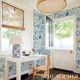 Schumacher Canopy Blue Birds Wallpaper