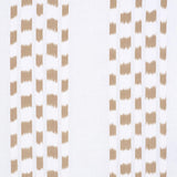 Schumacher Izmir Ikat Stripe Sand Fabric