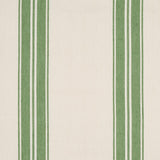 Schumacher Brentwood Stripe Leaf Green Fabric