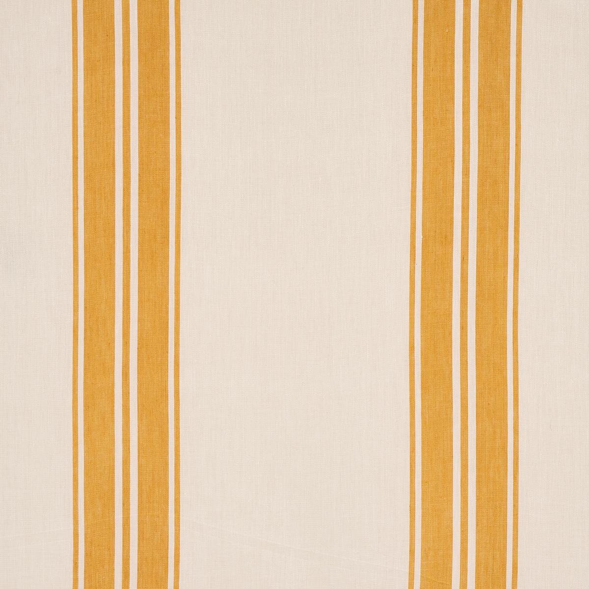 Schumacher Brentwood Stripe Yellow Fabric