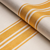 Schumacher Brentwood Stripe Yellow Fabric