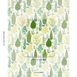 Schumacher Pandora Embroidery Green Fabric